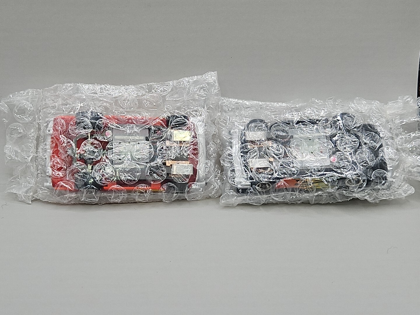 LIFE LIKE CHEVY NOMAD SLOT CAR  Black Red Flames HO New Baggie Sealed Set Of 2