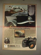 1983 Canon A1 A-1 Camera Ad -Ford Car - NICE!!