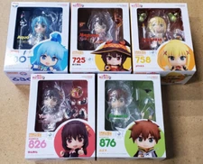 Good Smile Nendoroid KonoSuba Set Aqua Megumin Darkness Yunyun Kazuma Authentic