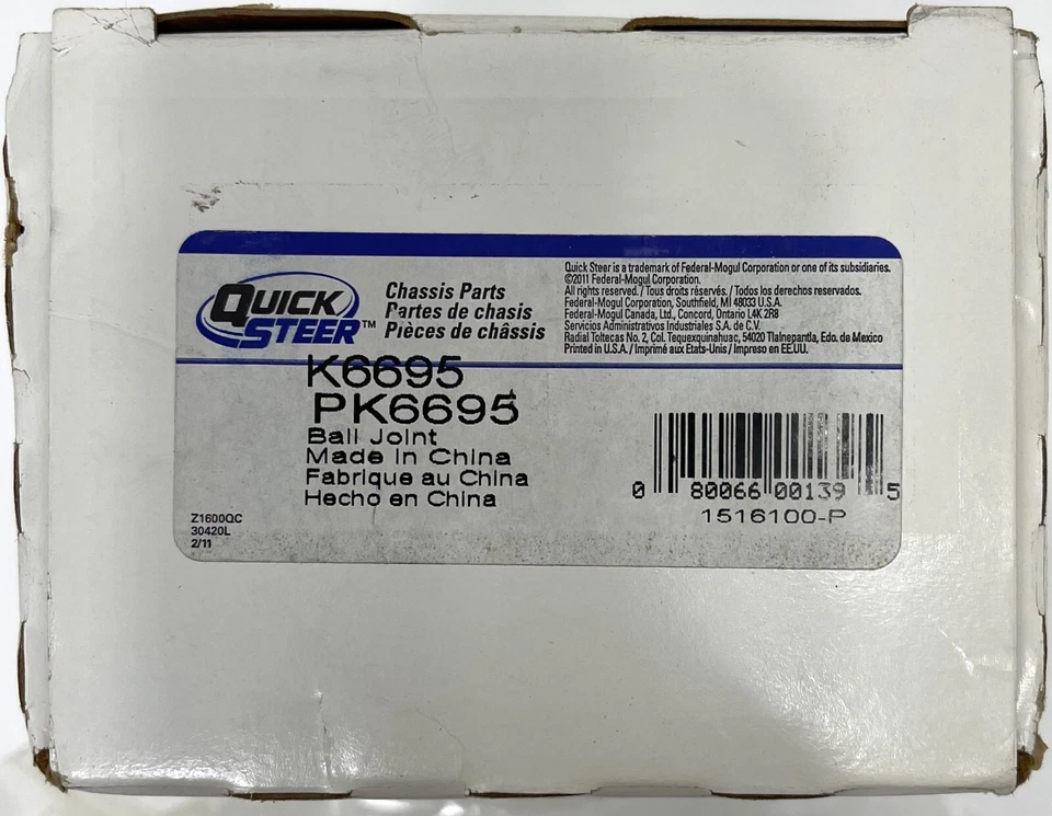Rótula inferior K6695 para Select 1999-2000 Yukon XL Suburban Silverado 2500 Foto 2 de 4