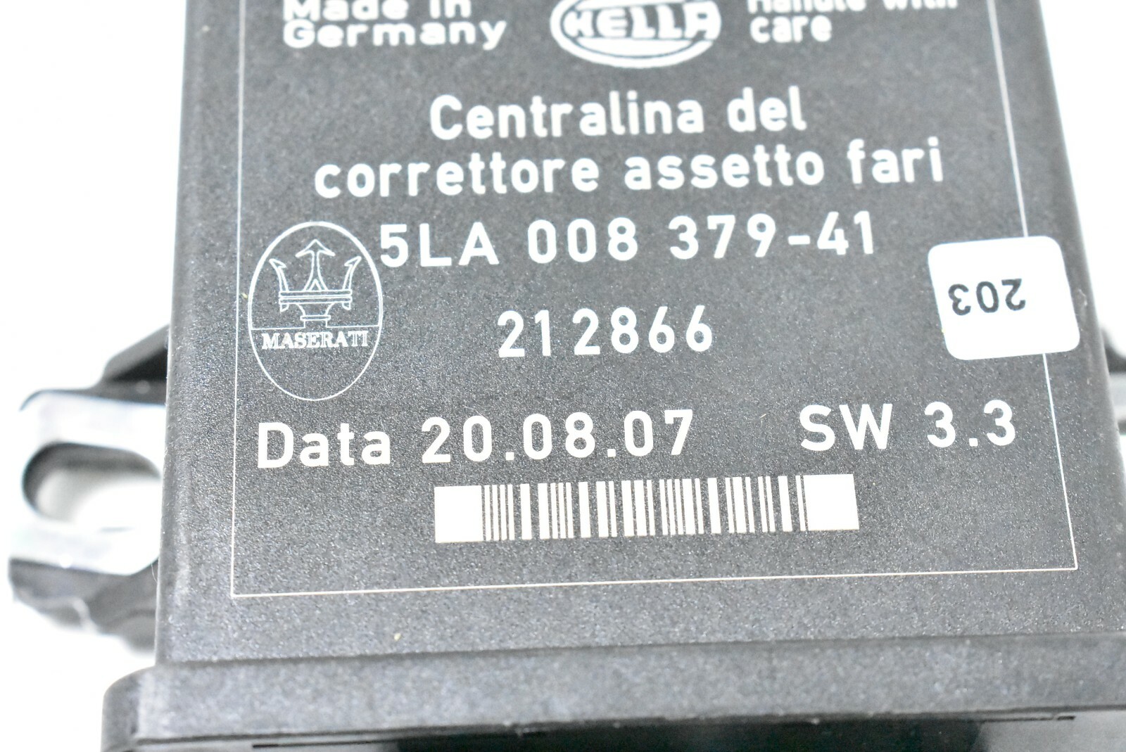 VW Touran 1t Golf V Seat Leon TOLEDO Control Unit LWR Headlamp 