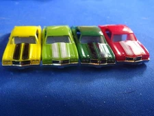 (4) Blems  MoDEL MoToRING BODIES ONLY-T-Jet HO Scale Slot Car Aurora RRR #39