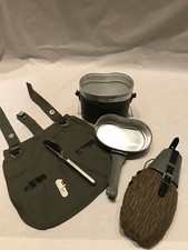 7 TEILE NVA MDI AUSRÜSTUNG SET MAGAZINTASCHE FELDFLASCHE KOCHGESCHIRR ESSBESTECK