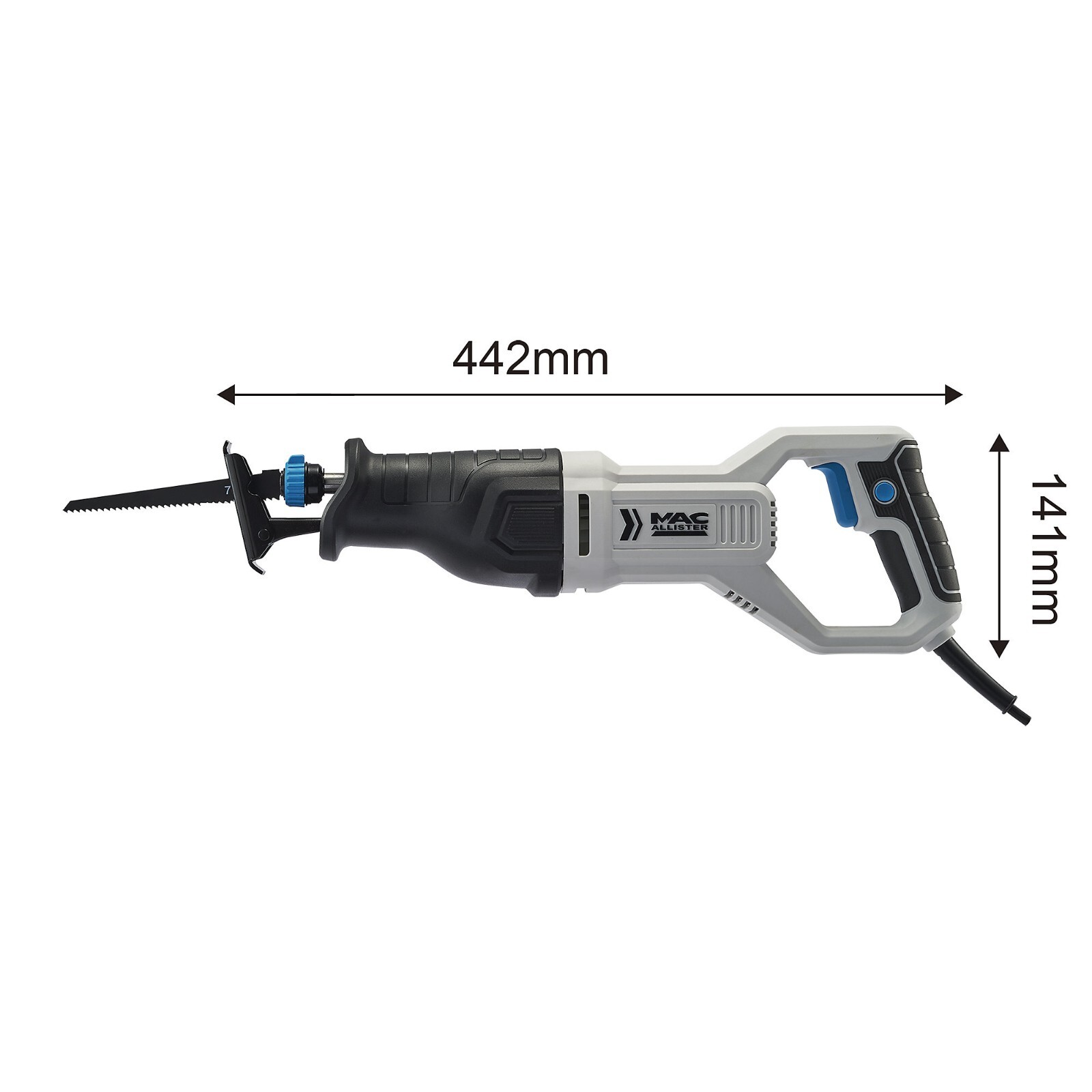 Mac Allister 850W 220240V Corded Reciprocating saw MRS850 eBay