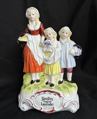 Sammlerstück Vintage Yardley englischer Lavendel Porzellan Werbefigur