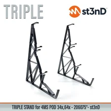 TRIPLE STAND for 4MS Pod 34X / 64X (20° and 60° and 75°)