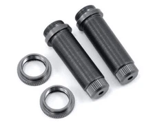 ST Racing Concepts Aluminum Threaded Rear Shock Body Set (Gun Metal) (2) (Slash)