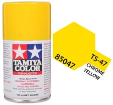 Tamiya 85047 TS-47 Chrome Yellow Lacquer Spray Paint 100ml - US