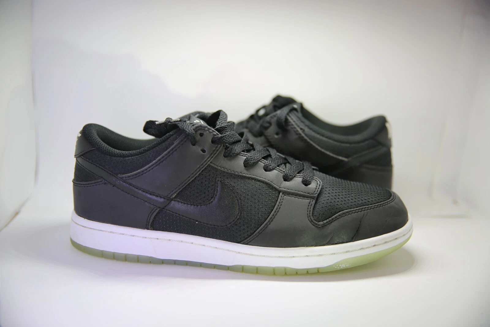Taille 9   Nike Dunk Supreme Spark Low Noir 3M Réfléchissant Vintage 354712 001
