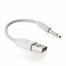 USB 3.5mm Data Sync Charger Cable Cord For Apple iPod Shuffle 3rd  4th Gen