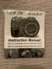 SeaLife Micro 2.0 WiFi 32GB Camera w/Internal Memory 64GB 