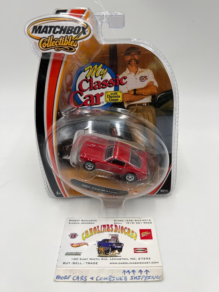Matchbox Collectibles My Classic Car 1965 Ford Mustang Red 221B Matchbox Collectibles My Classic Car 1965 Ford Mustang Red 221B