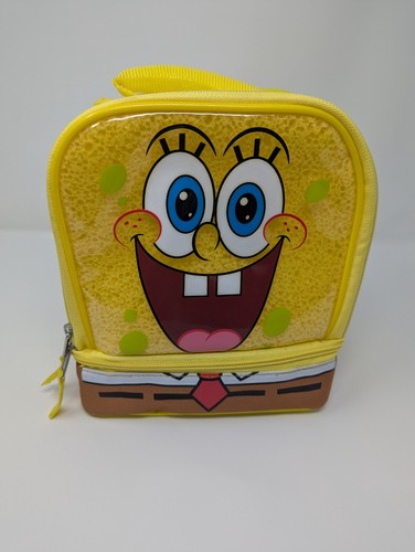 Spongebob Squarepants Lunch Box Yellow Bag Nickelodeon Soft Cartoon Cooler 2021