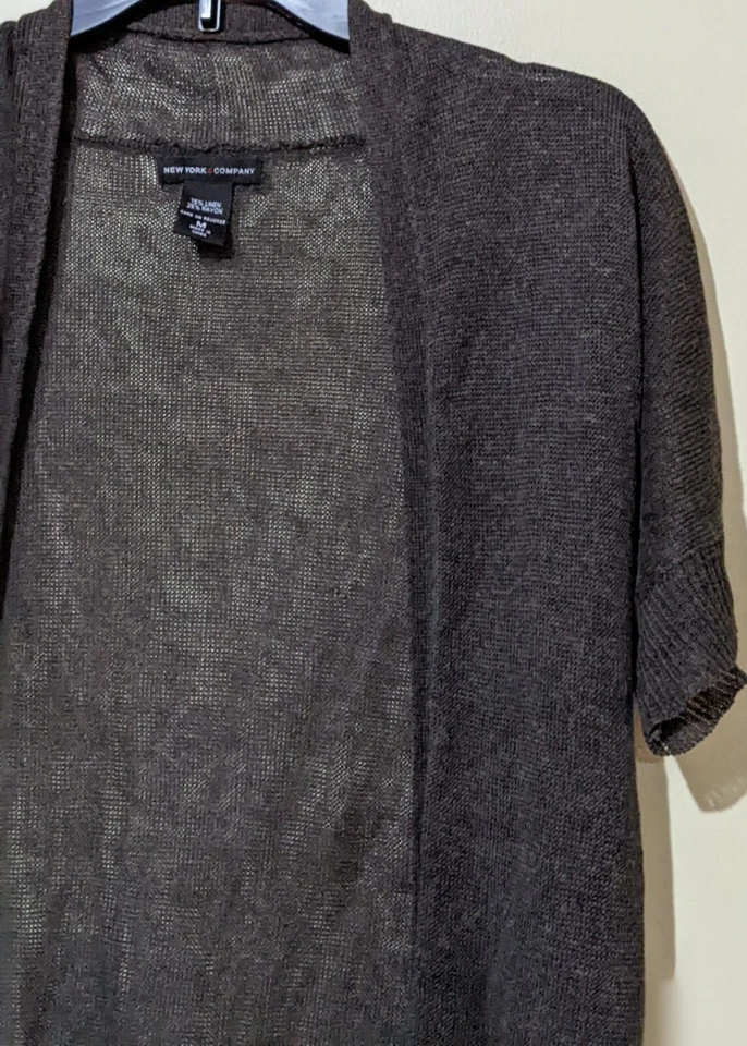 Cárdigan marrón para mujer New York Company talla mediana Foto 4 de 4