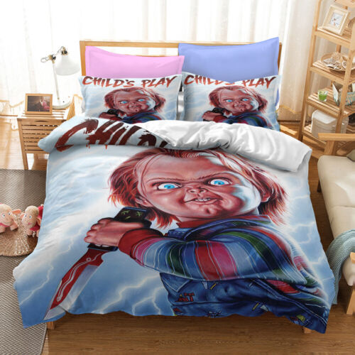 Juego de ropa de cama 3D payaso Pennywise funda de edredón funda de  almohada regalos para niños | eBay
