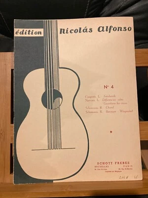 Edition Nicolas Alfonso recueils pour guitare partition éditions Schott - Photo 1/4