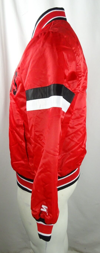 Giacca Bomber Houston Rockets NBA Starter Uomo Snap-Up Raso - Foto 3 di 10