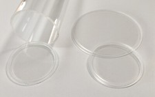 PLEXIGLAS® Acrylglas Rohr oder Deckel  Ø60mm bis Ø150mm Rohr Länge auf Wunsch025