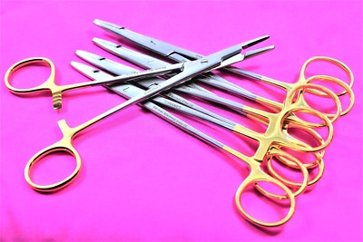 NEW GERMAN 5 Olsen Hegar Needle Holder 6 '' Tungsten Carbide Surgical Veterinary