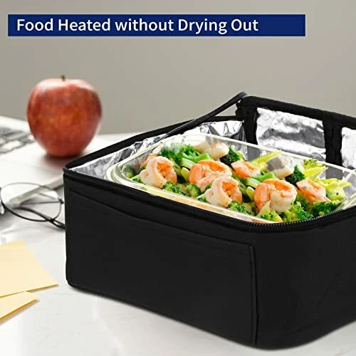 DODOING Food Warmer Mini Microwave Portable Food Warmer For Car Portable  12V Travel Food Warmer for Car Heat Lunch Box