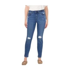 LC Lauren Conrad Womens High Rise Distressed Ankle Skinny Jeans Size 10 New