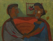 RUFINO TAMAYO Surrealism Art Poster or Canvas Print "The Lovers"