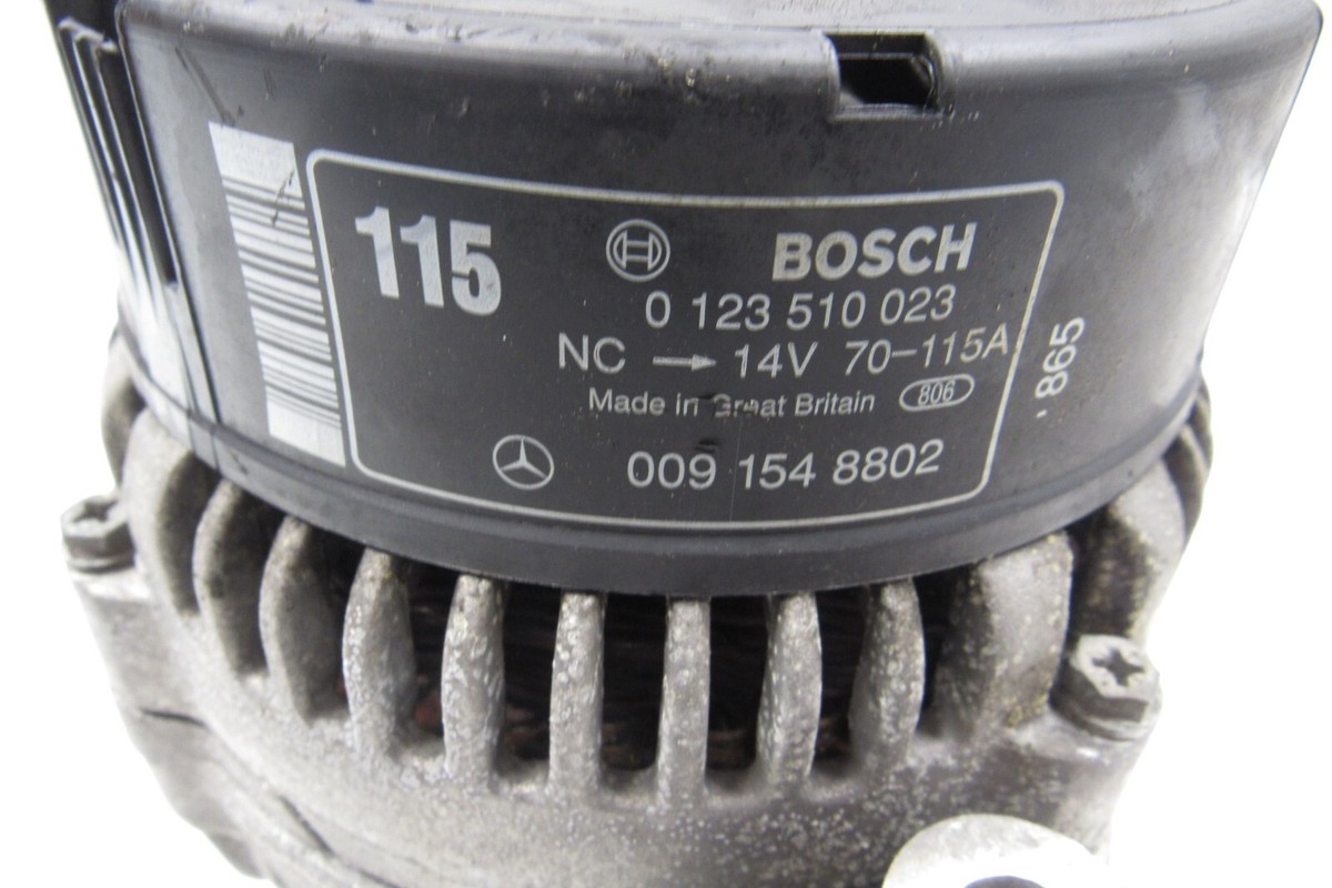 94-99 Mercedes W140 S320 115-120 Amp Alternator Generator