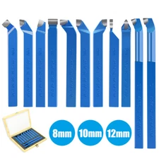 Drehmeißel 8 10 12 mm Drehstahl Drehmaschine Drehen Schneidwerkzeug DIN 497