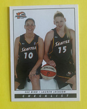 2006 Rittenhouse WNBA - Checklist #108 Sue Bird, Lauren Jackson