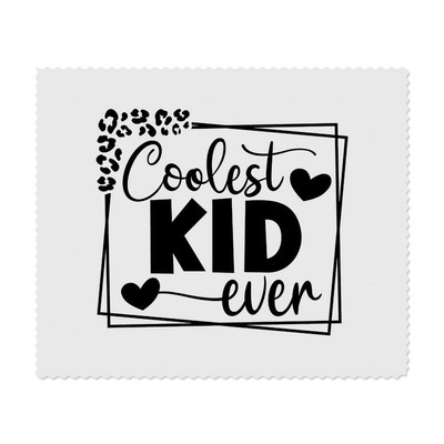 2 Linsenputztücher ''Coolest Kid Ever Text'' (LC00031437)