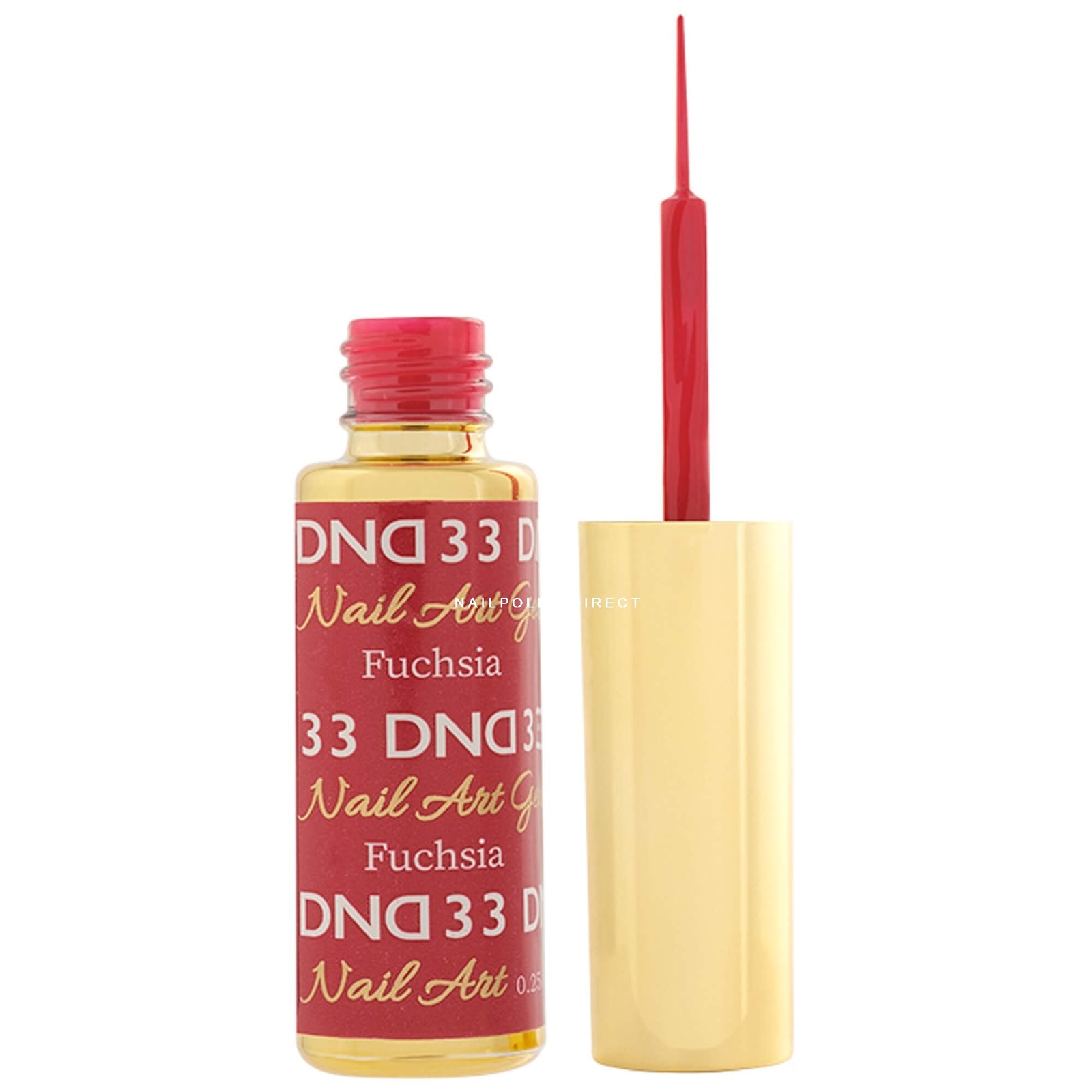 DND Gel Art Liners Gel Polish - Fuchsia 33 - 9ml (DND-ART-33)