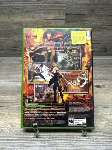 Ninja Gaiden (Microsoft Original Xbox, 2004) Complete With Manual - Picture 2 of 3