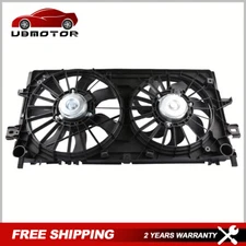 Dual Radiator Cooling Fan Assembly W/motor For Chevy Impala Monte Carlo LaCrosse