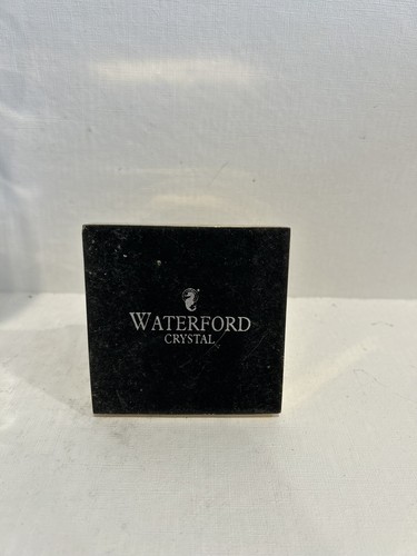 Waterford Crystal Pompeii Hurricane Pilar Candle Holder With Brass Base - Picture 7 of 14