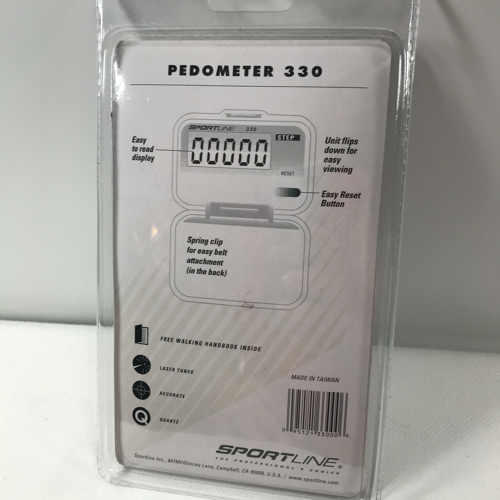 Sportline Model 330 Step Count Pedometer New eBay