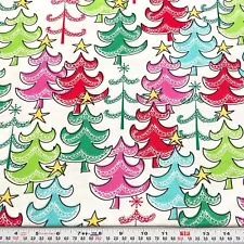 A Star Atop All The Trimmings for Michael Miller White Cotton by the HALF YARD