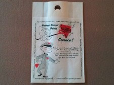Nos Vintage Rare 1940s - 1950s Automobile Accessory Conoco Gas Litter Trash Bag Nos Vintage Rare 1940s - 1950s Automobile Accessory Conoco Gas Litter Trash Bag