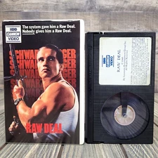 Schwarzenegger Raw Deal (Betamax Tape, 1986, HBO Cannon) Beta Not VHS Excellent