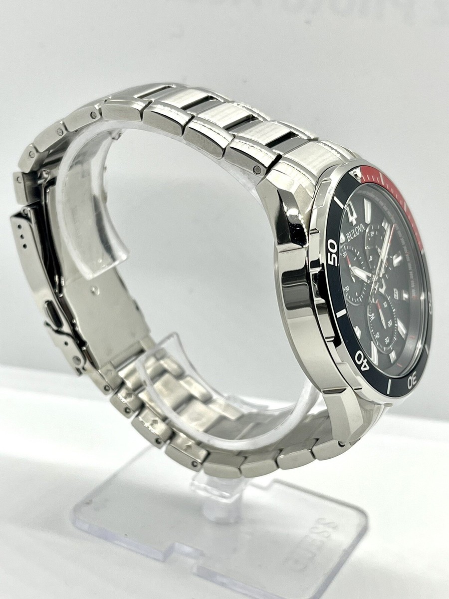 Bulova Men's Classic Chronograph 98B344 Stainless Steel