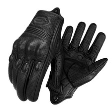 Summer Men'S Motorcycle Gloves Leather Motorbike Gloves Breathable Motocross Glo