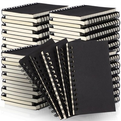 100 Pcs Small Spiral Notebooks Memo Pads 3x5 Bulk Small Pocket Notebooks Mini...
