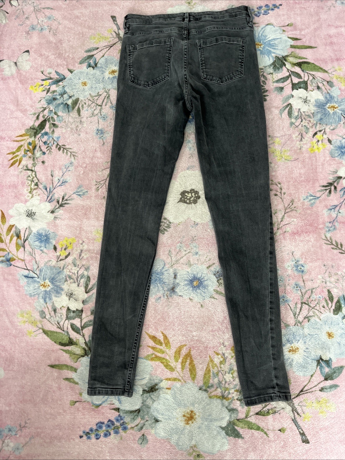 Oasis Women’s Stiletto Skinny Grey Jeans Size 12 image 5