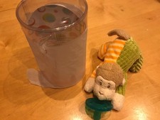 Mary Meyer Wubbanub Mango Monkey Pacifier New In Package Corduroy Texture