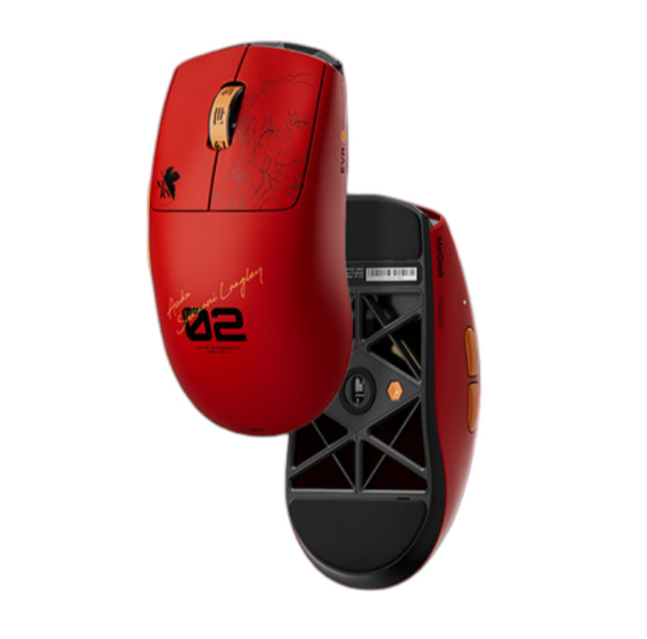 MelGeek × EVA HORUS Wireless Gaming Mouse, 49g, 8K Polling - Asuka Version