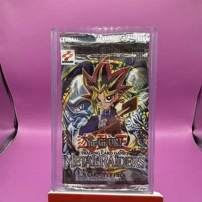 Yu-Gi-Oh! TCG 1st Ed METAL RAIDERS LEER Booster Pack. KEINE KARTEN 