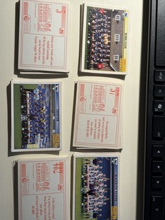 Merlin Premier League 96 unused stickers 171 stickers in job lot.