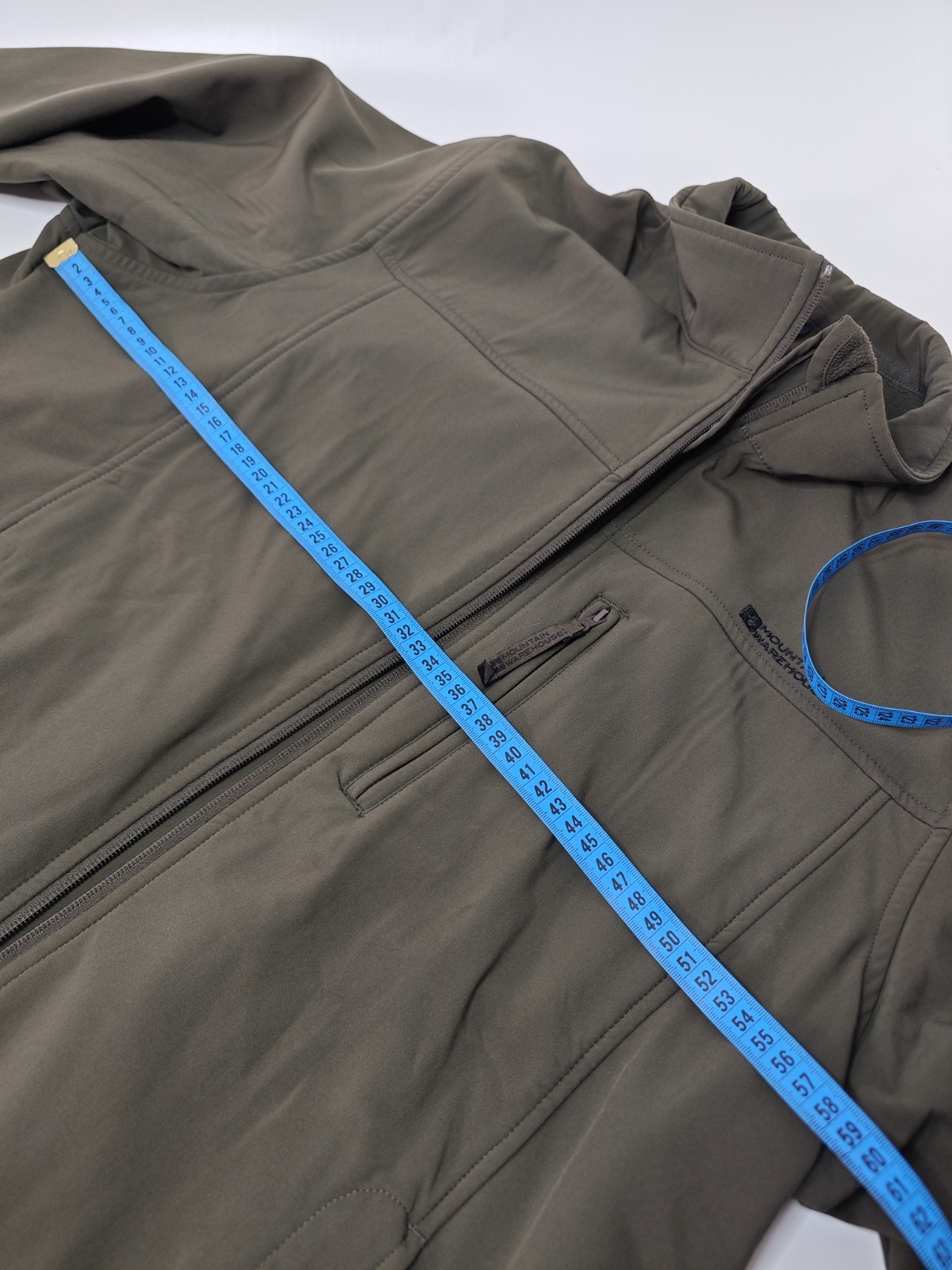 Mountain Warehouse Softshell Jacket Stretch Olive… - image 12