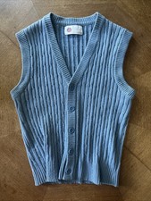 Vintage Sears King s Road Cableknit Sweater Vest Size L Fits Small