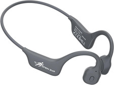 Bone Conduction Headphones Bluetooth Open Ear Headphones with Mic, Lightweight B