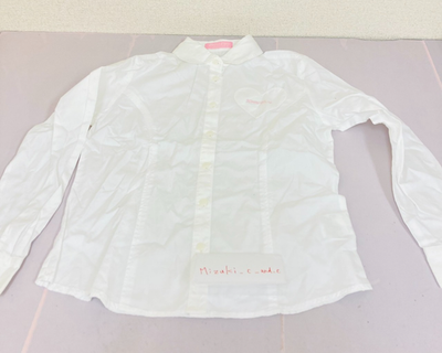 Mezzo Piano T-shirt 150cm Long-Sleeved Shirt with Heart Design